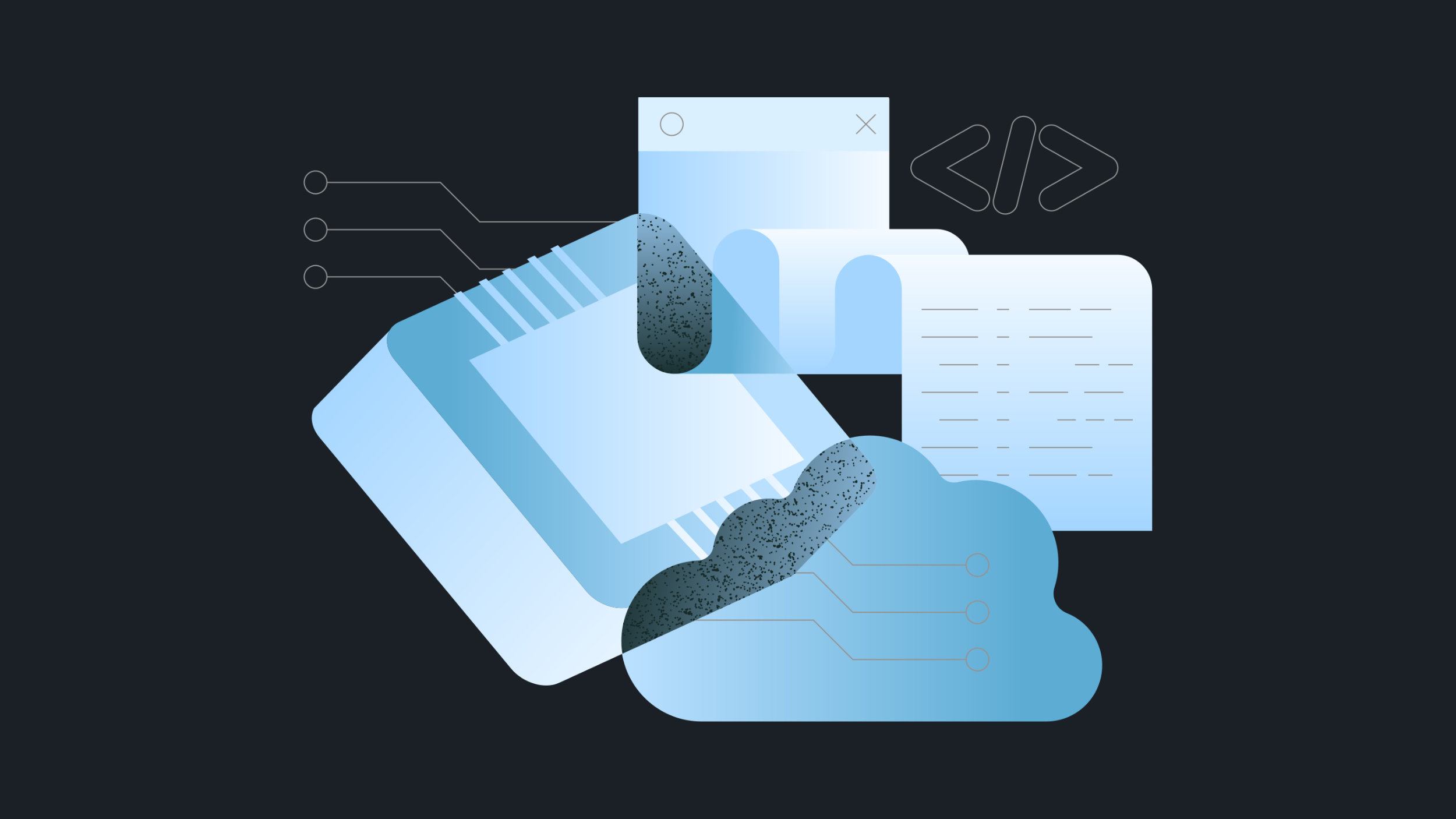 Abstract Image of web Components